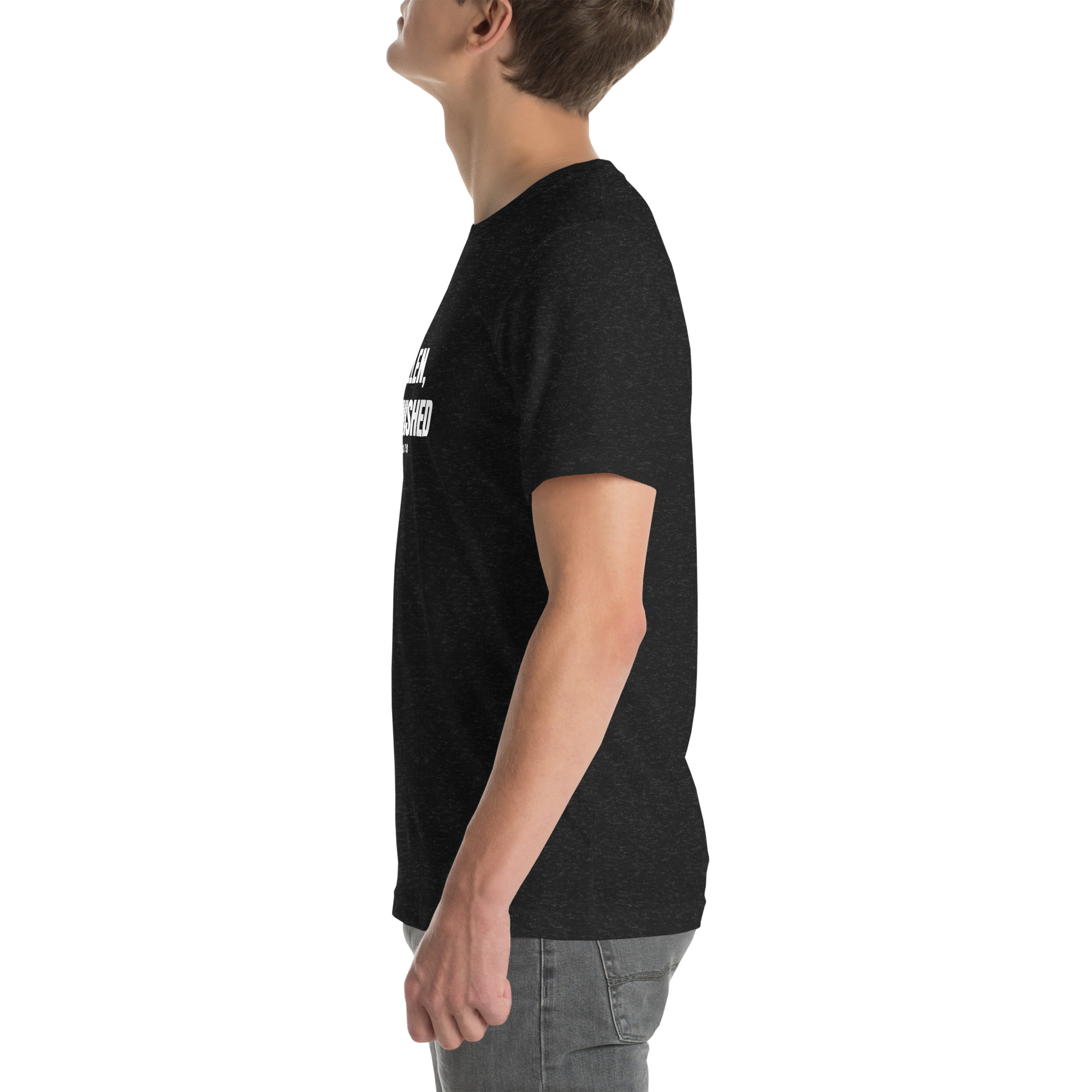 Fallen, Not Finished Christian T-Shirt – Faith Over Failure Tee - Image 3